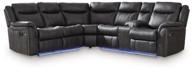Sultan Meadow Reclining Sectional - Unclaimed Freight North (Aitkin, MN)
