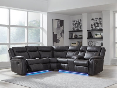 Sultan Meadow Reclining Sectional - Unclaimed Freight North (Aitkin, MN)
