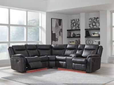 Sultan Meadow Reclining Sectional - Unclaimed Freight North (Aitkin, MN)