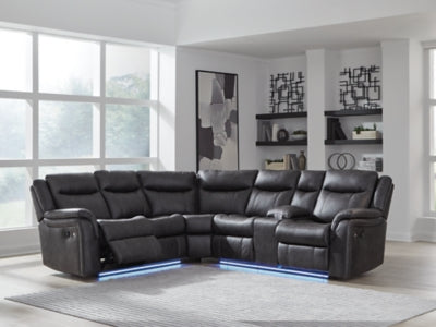 Sultan Meadow Reclining Sectional - Unclaimed Freight North (Aitkin, MN)