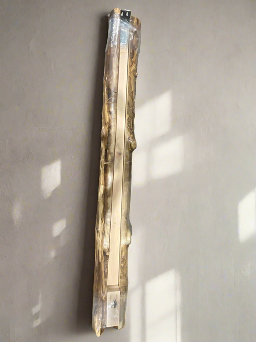 Black Walnut/Aspen Bed king - Unclaimed Freight North (Aitkin, MN)