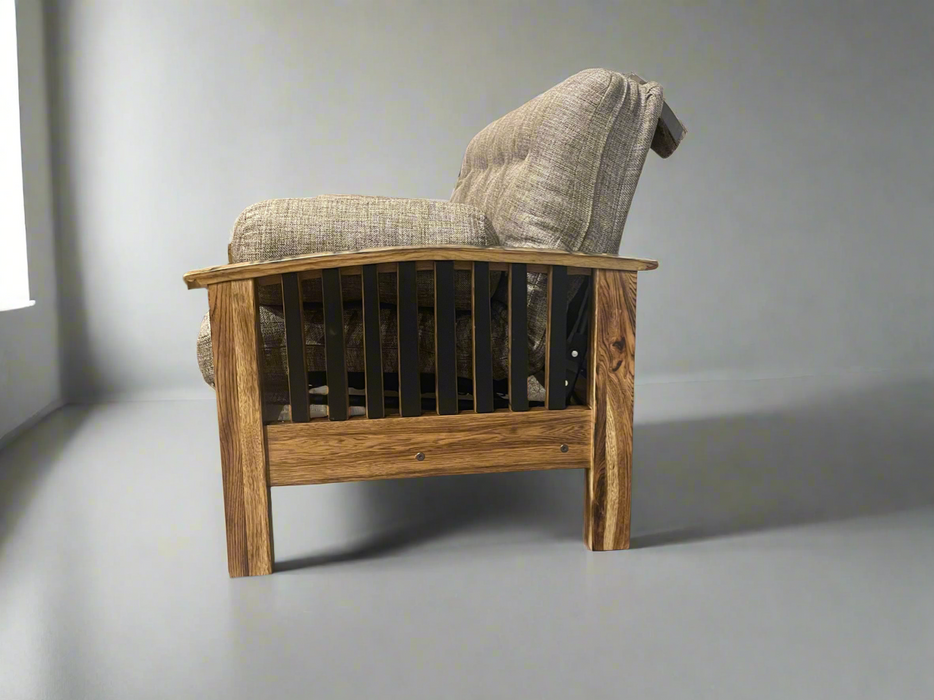 Hickory Whiskey Barrel Ez Lounger - Unclaimed Freight North (Aitkin, MN)