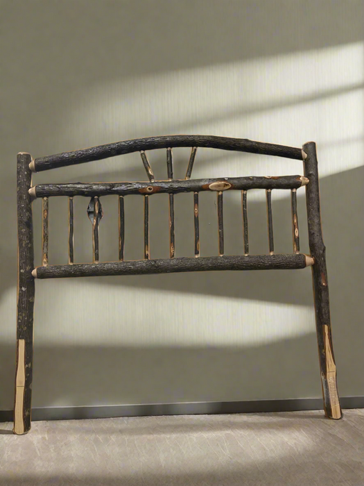 Queen Hickory HeadBoard - Unclaimed Freight North (Aitkin, MN)