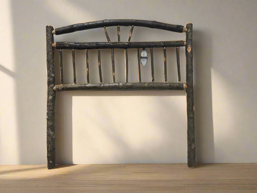 Full Hickory HeadBoard - Unclaimed Freight North (Aitkin, MN)