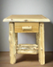 Rustic Cedar 1 Drawer Nightstand - Unclaimed Freight North (Aitkin, MN)