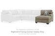 Newellen Sectional with Double Chaise - Unclaimed Freight North (Aitkin, MN)