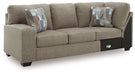 Newellen Sleeper Sectional with Chaise - Unclaimed Freight North (Aitkin, MN)