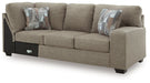 Newellen Sleeper Sectional with Chaise - Unclaimed Freight North (Aitkin, MN)