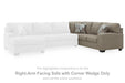 Newellen Sleeper Sectional with Chaise - Unclaimed Freight North (Aitkin, MN)