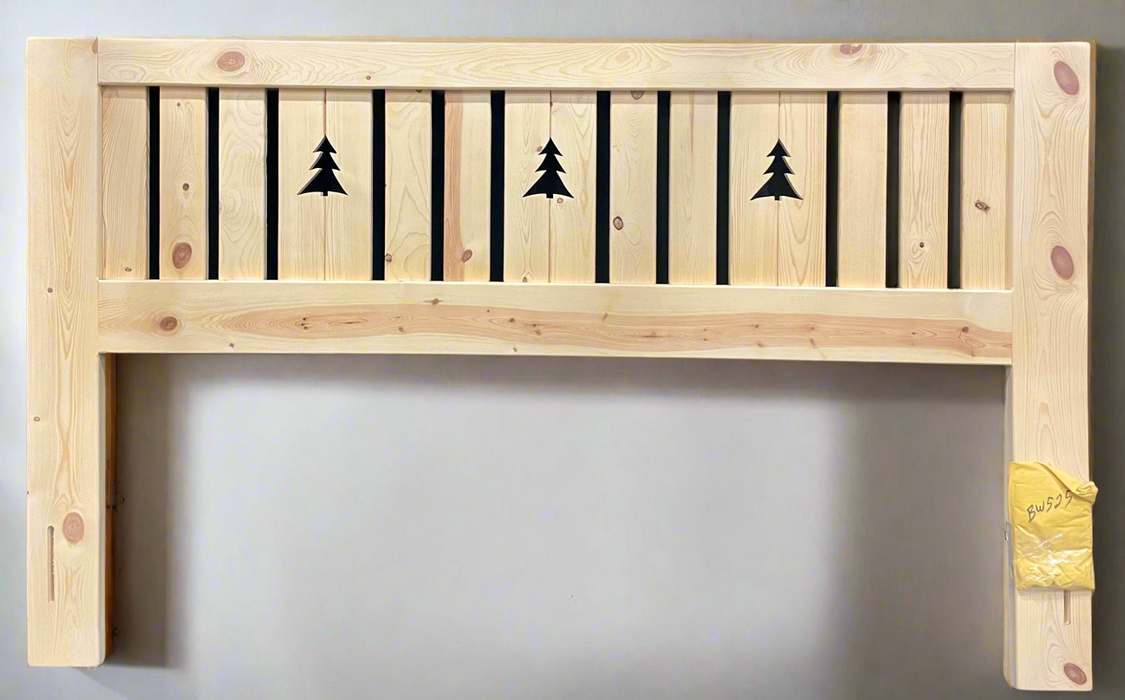 Pine Headboard king - Unclaimed Freight North (Aitkin, MN)