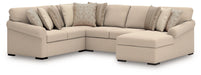 LadyMae Sectional with Chaise - Unclaimed Freight North (Aitkin, MN)