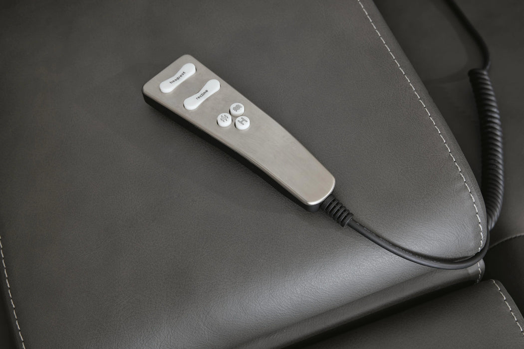 5Z - Pittson Power Reclining Sectional Loveseat with Console