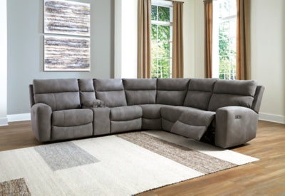 Next-Gen DuraPella Power Reclining Sectional - Unclaimed Freight North (Aitkin, MN)