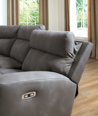Next-Gen DuraPella Power Reclining Sectional - Unclaimed Freight North (Aitkin, MN)