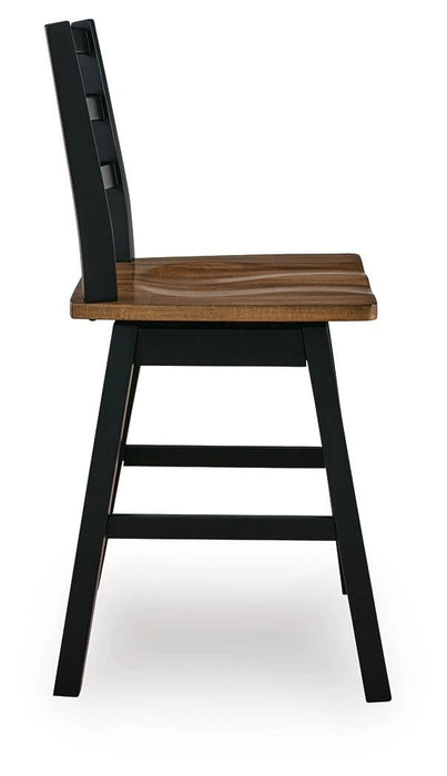 Wildenauer Counter Height Swivel Barstool