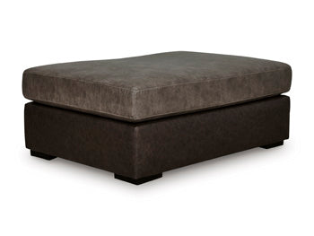 Castille Way Oversized Accent Ottoman - Unclaimed Freight North (Aitkin, MN)
