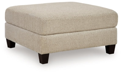 Steelwater Retreat Oversized Accent Ottoman - Unclaimed Freight North (Aitkin, MN)