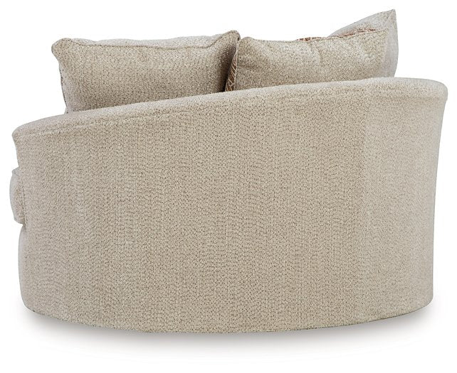 Steelwater Retreat Oversized Swivel Accent Chair - Unclaimed Freight North (Aitkin, MN)