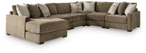 Camellia-Court Sectional with Chaise - Unclaimed Freight North (Aitkin, MN)