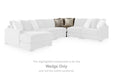 Camellia-Court Sectional with Chaise - Unclaimed Freight North (Aitkin, MN)