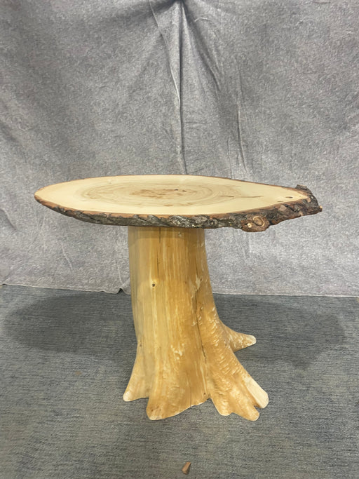Hickory Stump End Table - Unclaimed Freight North (Aitkin, MN)
