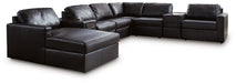 Modmax II Sectional with Chaise and Audio Consoles - Unclaimed Freight North (Aitkin, MN)