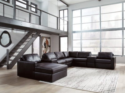 Modmax II Sectional with Chaise and Storage Consoles - Unclaimed Freight North (Aitkin, MN)