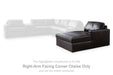 Modmax II Sectional with Chaise and Storage Consoles - Unclaimed Freight North (Aitkin, MN)