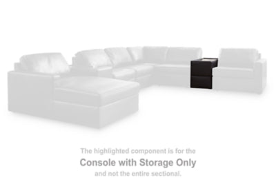 Modmax II Sectional with Chaise and Storage Consoles - Unclaimed Freight North (Aitkin, MN)
