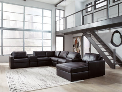 Modmax II Sectional with Chaise and Storage Consoles - Unclaimed Freight North (Aitkin, MN)