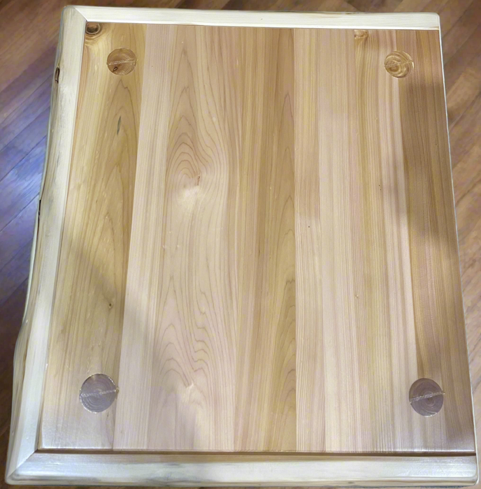 Rustic Cedar 1 Drawer Nightstand - Unclaimed Freight North (Aitkin, MN)