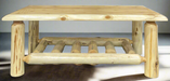 Rustic Cedar Coffee Table - Unclaimed Freight North (Aitkin, MN)