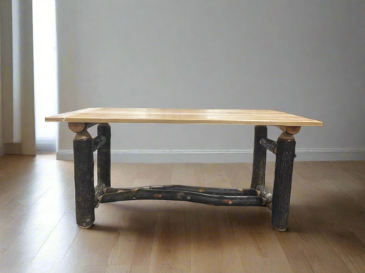 Hickory Log Coffee Table - Unclaimed Freight North (Aitkin, MN)
