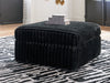 Midnight-Madness Oversized Accent Ottoman - Unclaimed Freight North (Aitkin, MN)