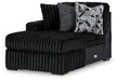 Midnight-Madness Sectional with Chaise - Unclaimed Freight North (Aitkin, MN)