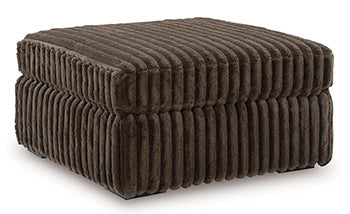 Midnight-Madness Oversized Accent Ottoman - Unclaimed Freight North (Aitkin, MN)