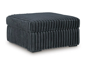 Midnight-Madness Oversized Accent Ottoman - Unclaimed Freight North (Aitkin, MN)