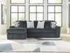 Midnight-Madness Sectional Sofa with Chaise - Unclaimed Freight North (Aitkin, MN)