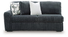 Midnight-Madness Sectional Sofa with Chaise - Unclaimed Freight North (Aitkin, MN)