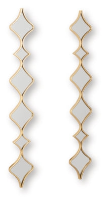 Harriswood Accent Mirror Set (Set of 2) - Unclaimed Freight North (Aitkin, MN)