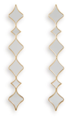 Harriswood Accent Mirror Set (Set of 2) - Unclaimed Freight North (Aitkin, MN)