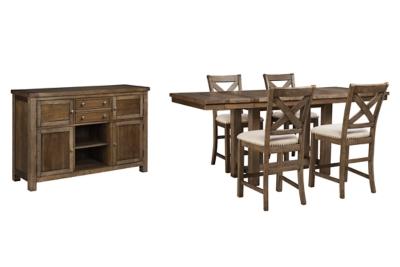 Moriville Counter Height Dining Set - Unclaimed Freight North (Aitkin, MN)