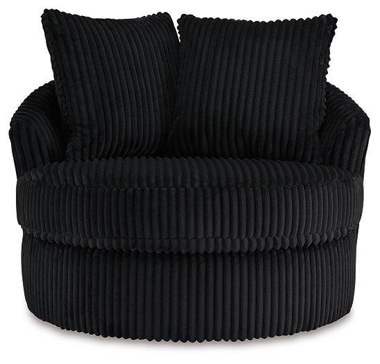 Gramwell Swivel Accent Chair - Unclaimed Freight North (Aitkin, MN)