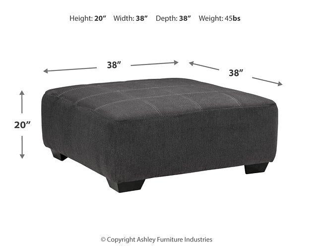 Ambee Oversized Accent Ottoman - Unclaimed Freight North (Aitkin, MN)