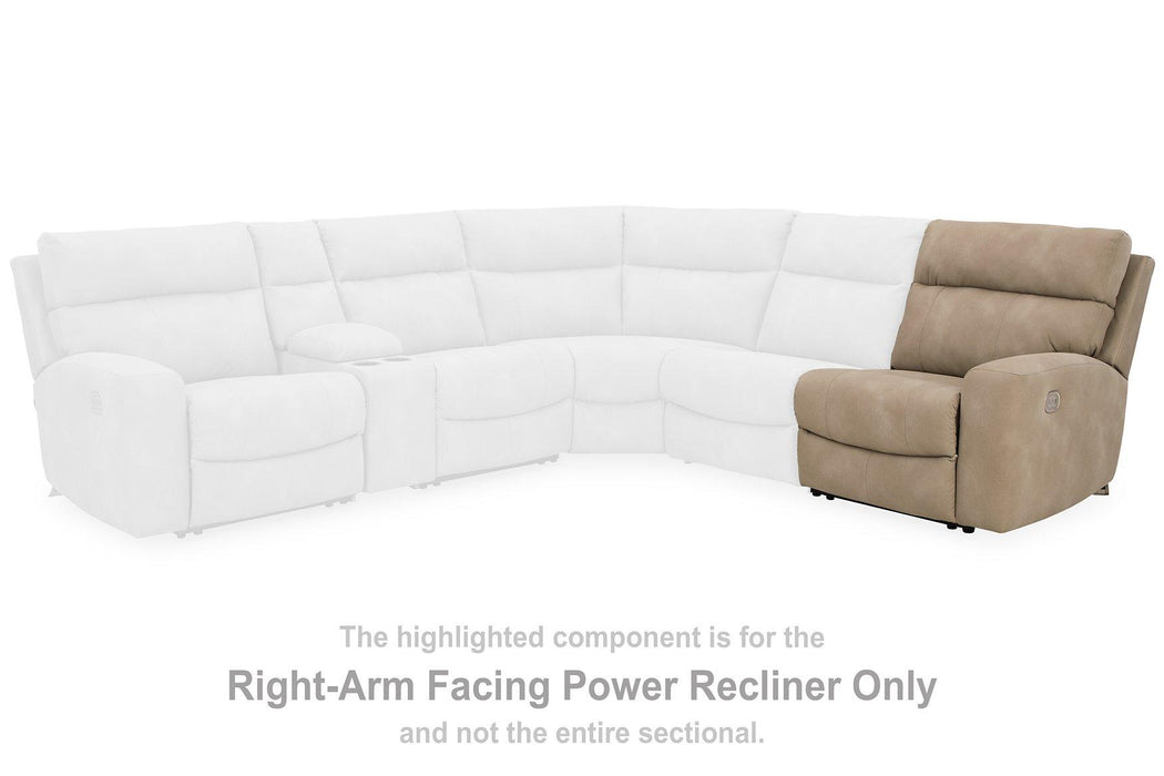Next-Gen DuraPella Power Reclining Sectional Loveseat - Unclaimed Freight North (Aitkin, MN)