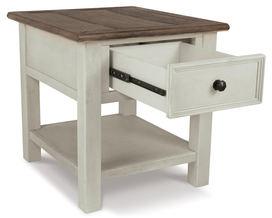 Bolanburg Chairside End Table with USB Ports & Outlets