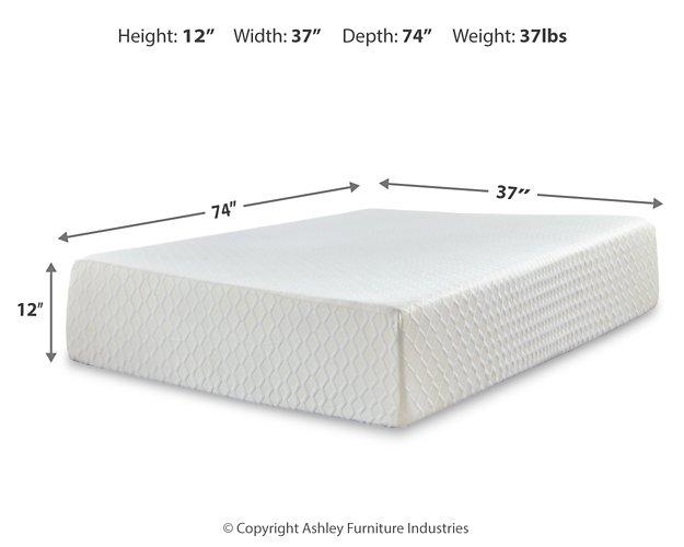 Chime 12 Inch Memory Foam Mattress in a Box - Unclaimed Freight North (Aitkin, MN)