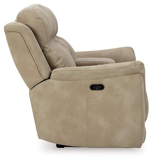 Next-Gen DuraPella Power Reclining Loveseat with Console - Unclaimed Freight North (Aitkin, MN)