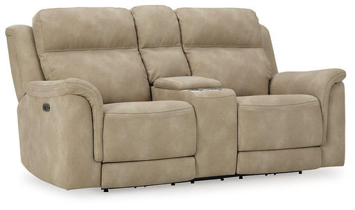 Next-Gen DuraPella Power Reclining Loveseat with Console - Unclaimed Freight North (Aitkin, MN)