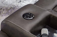 Fyne-Dyme Power Reclining Loveseat with Console - Unclaimed Freight North (Aitkin, MN)